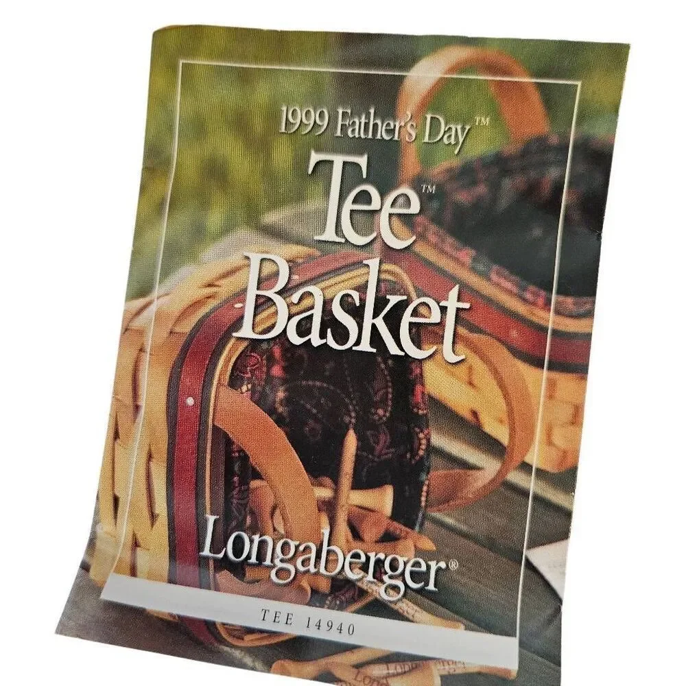 Longaberger Tee Basket 1999 Father's Day edition.